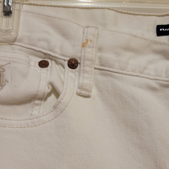 LADIES RALPH LAUREN SPORT WHITE JEANS SIZE 31 - Picture 5 of 5
